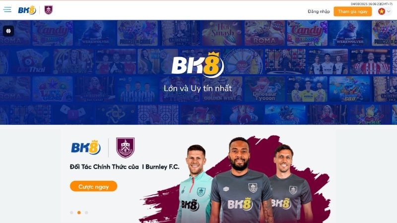 BK8 - nhà cái hợp pháp và uy tín tại Đông Nam Á
